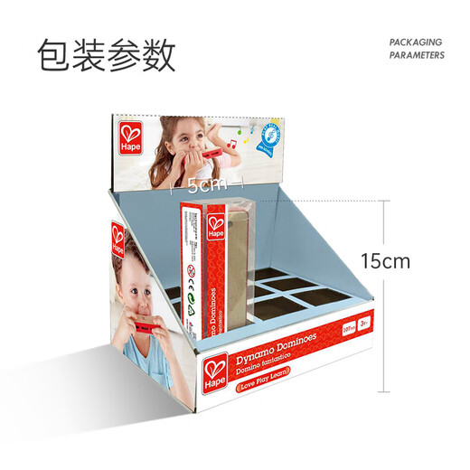 Hape(德国)早教玩具音乐启蒙乐器初学者入门木质顺音阶口琴薄荷E8473