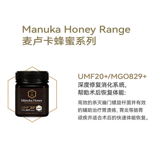 Ihoney New Zealand Natural Manuka Honey Umf20+ (Mgo829+) 250g