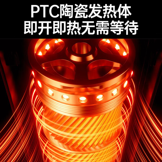 Philips (PHILIPS) heater home heater electric heater office bathroom bedroom multi-speed fast heating energy-saving desktop desktop portable oven hot air heater AHR2242FA