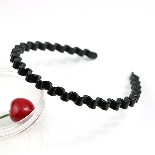 Yililuo Men's Hairband Invisible Big Back Anti-slip Wavy Hair Bundle Hairpin Headband Washing Face Hair Binding Sports Broken Hairpin Artifact Thickened Wavy Hairband