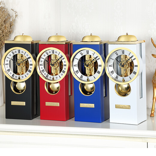 Hermle Clocks 赫姆勒时钟客厅卧室座钟创意时尚摆件个性艺术欧式现代机械座钟 MT001-BL0791
