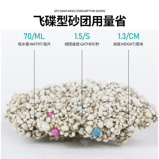 Langqin cat litter 10kg deodorizing clumping bentonite low dust cat litter cat supplies 20Jin Jin is equal to 0.5kg