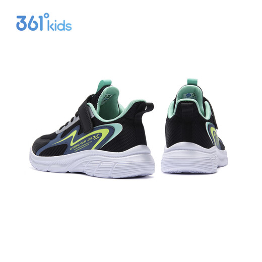 361 zapatos para niños zapatos para correr para niños 25 niños y niñas de otoño de 3 a 14 años Campus Campus Sports Shops Black 34