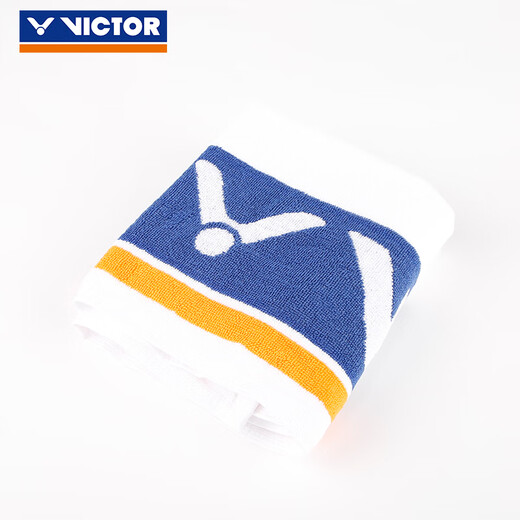 威克多（VICTOR）胜利羽毛球运动毛巾纯棉跑步健身吸汗巾速干擦汗巾柔软亲肤TW9201 TW161/A白色