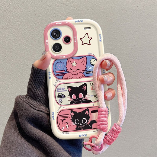 Die beste Wahl ist für Redmi Note13Pro+ Mobiltelefonhülle Note11 Cartoon Insengxingyan Cat Redmi Note12 Full-inclusive Silicon Redmi Note1