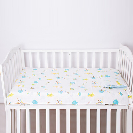 Xiqinbao Crib sheets Kindergarten sheets Newborn Crib sheets Crib sheets 136*75cm Blue Pony