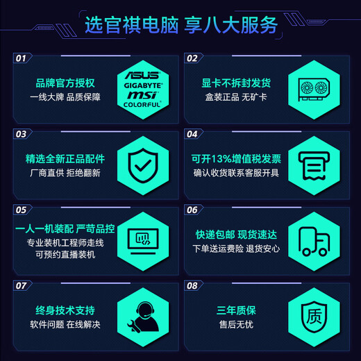Gigabyte i5 12400F/12600KF/14600KF/RTX5060Ti/5070/7650GRE e-sports game Ai design rendering desktop assembly computer host DIY complete machine with four 12600KF+RTX5060