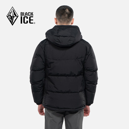BLACKICE Tianshu PLUS Men's and Women's Light Outdoor Windproof Live Hat Goose Down 700 Puff Down Jacket Classic Black XL