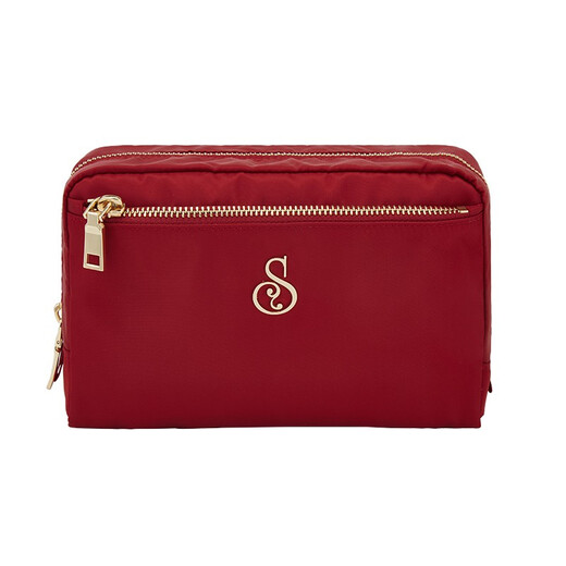 Diversity House Cosmetic Bag Women's Portable Storage Bag Travel Toilet Bag Liner Bag Lipstick Bag Men's Business Trip Waterproof Black/Small 16*7*9cm