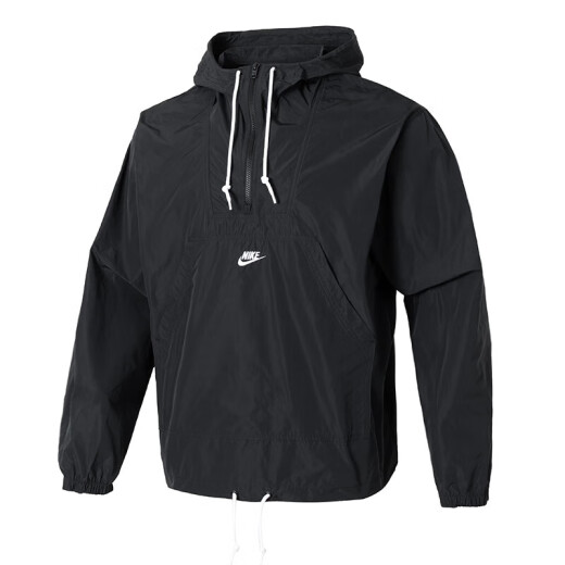 耐克（Nike）卫衣男装2025春季新款运动服梭织透气半拉链男士套头衫 FN3893-010黑色 L