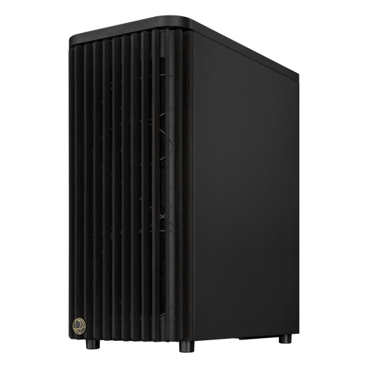 华硕ProArt创艺国度PA401木艺铁韵版机箱 强力散热/木艺前进气格栅/免工具拆装/电源按键锁/PWM开关