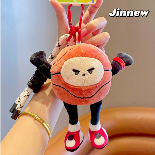 Suntomoon cada uno tiene una muñeca de miles de bolas Plush Lanzador creativo Estudiante Estudiante Baloncesto de fútbol Muñeco Bag Party Baloncesto Baloncesto Muñeco de baloncesto