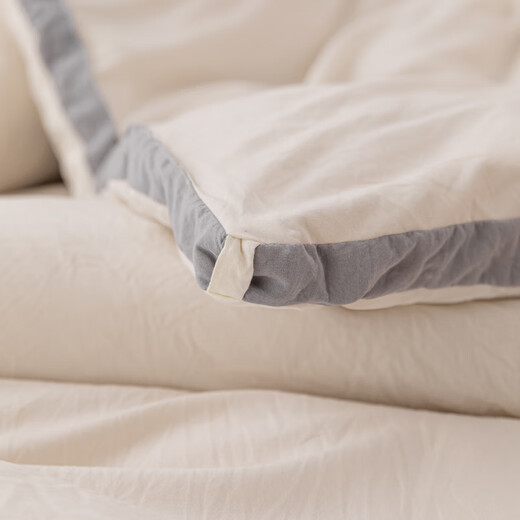 Dohia Class A soybean fiber quilt winter quilt quilt core all seasons, spring and autumn quilt thickened and warm, silver gray [soybean fiber quilt, skin-friendly and delicate] 200X230cm [thickened winter quilt 10 Jin [Jin equals 0.5 kg]]