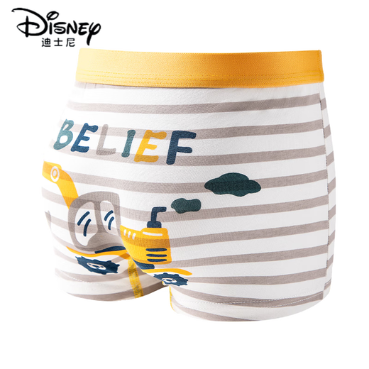 Disney Children's Pure Cotton Unterwäsche Jungen nicht überklammern PP-Boxer kleine Kinder mittleren Alters und Teenager Klasse A Pure Cotton Knochenlosenkrotik-Krotik 1047 Kokosnussbaumautos 4 Stück 170 m Code [Empfohlen 20jin [Jin gleich 0,5 kg] -35jin [Jin gleich 0,5 kg]]
