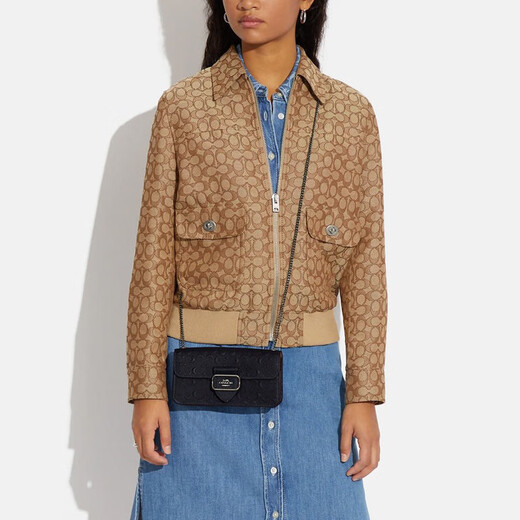 COACH蔻驰 奢侈品潮牌女士新款Morgan系列翻盖时尚链条单肩斜挎包方包 CE693-IMV3C 均码