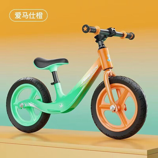 Feige pour enfants Balance Bike Slid Bike sans pédales Baby Walker Bike Bicycle 2-3-6 ans Magnésium Magnésium Magnésium Alliage Wait [Purple Purple]