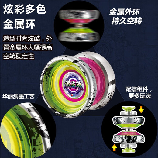 奥迪双钻（AULDEY）悠悠球奥迪双钻正版火力少年王正版儿童玩具溜溜球比赛专用yoyo球 追云刺+白夜龙+漆星煞