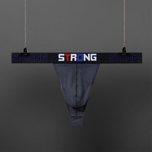 XVCO personalized sexy men's underwear men's thong thong modal cotton summer breathable underwear small briefs light blue L (free shipping if you buy more than 5 pieces F)