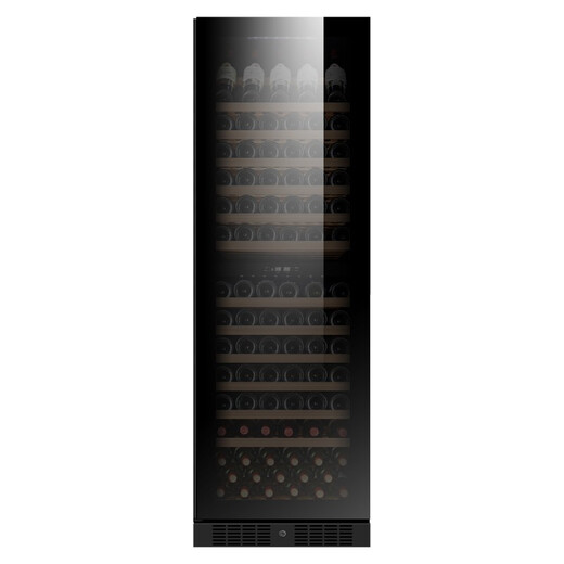 PULADI large capacity red wine cabinet constant temperature wine cabinet embedded air-cooled compressor home wine office refrigerator black full glass door dual temperature combination 832L 300 bottles