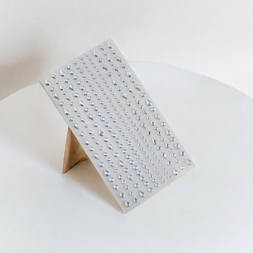 Xuanluo Zhenpin Aurora Butterfly Stickers Children's Stage Makeup Diamond Stickers Tear Diamond Stickers Diamond Fairy Makeup Stickers Makeup Eye Makeup Eye Corner Butterfly Glowing Water Drops Round Approximately 230 Pieces