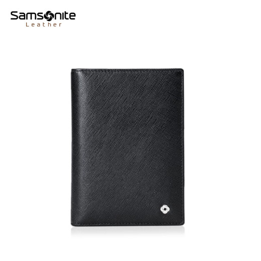 新秀丽（Samsonite）男士商务卡包时尚多功能牛皮护照夹 礼物送爸爸TK8*09003