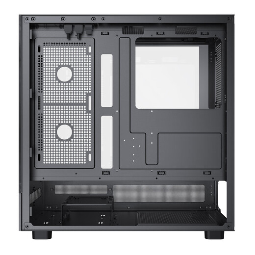 Thermaltake（Tt）钢影 透S 限定版 海景房机箱 电脑主机 黑色（ATX主板/支持360水冷/270°全景/9风扇位/4090显卡）