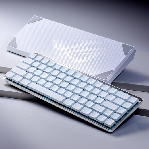 ROG Magician RX LP Короткая оптическая ось [Национальная субсидия 15%] RX Механическая клавиатура Трехмодная беспроводная игровая клавиатура 68-ключ-клавиатура Поддержка MacOS White Blue [до 15% скидка]