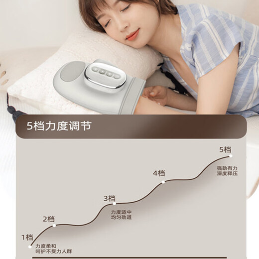 Lingke arm massager for tennis elbow, arm heating massager, air pressure kneading, elbow joint vibration, arm numbness and pain, warm arm artifact physiotherapy device, Double Ninth Festival gift, new style, hand and palm finger massage, three-level hot compress