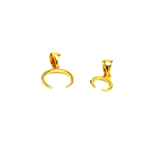 Pt950 platinum buckle 18k gold rose gold cow nostril pendant buckle jade pendant horizontal hole jade gourd Normally choose small size, no large size required