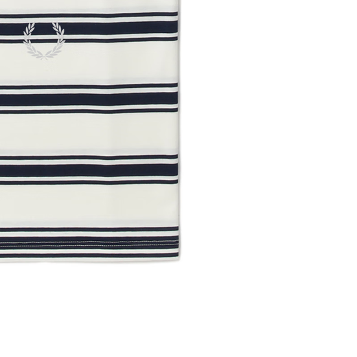 Fred Perry Herren Casual T-Shirt 2025 Sommer neu gestreifte Bildschirme Weizenohr Kurzarm Trend M9851 IVX/Beige M.