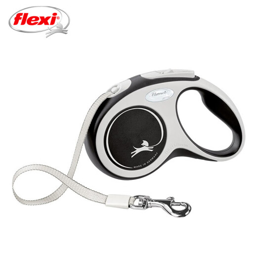 Flexi Alien Fashion Series Dog Automatic Traction Rope Automatic Retractable Chain Belt L8 Meter Mysterious Black