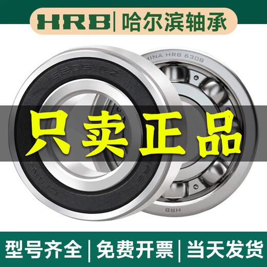 HRB Harbin Bearing 6200 6201 6202 6203 6204 6205 6206 ZZ Z 2RS 2RZ 6204-2RZ rubber cover