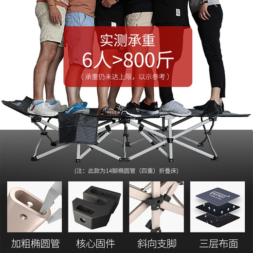 易瑞斯（Easyrest）折叠床办公午休床躺椅户外行军床单人床办公室简易床午睡床 三重加强护颈款