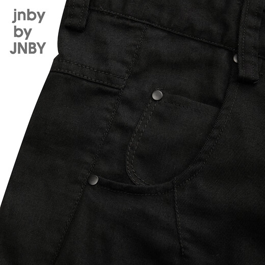 jnby by JNBY江南布衣童装春夏棉麻背带长裤休闲连体裤男女童儿童1N2E1476A 001/本黑 150 cm