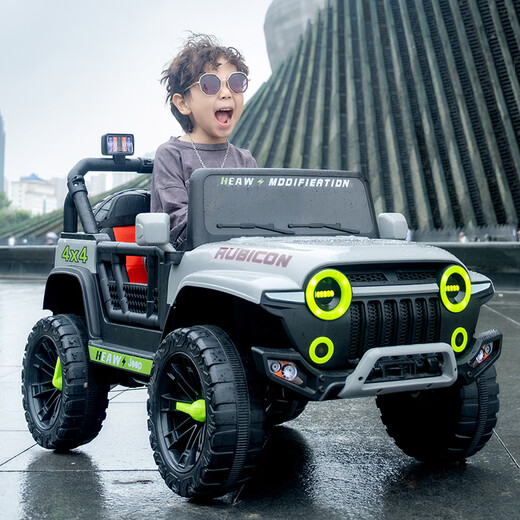 
Yunya Children's Electric Vehicle Tank 300 Off-road Vehicle Four-wheel Drive Remote Control Boy Girl Baby Toy Car Can Sit Adult Four-wheel Drive 12V7 Large Electric Leather Seat + Remote Control Bluetooth + Swing 61 Children's Day Gift Boy