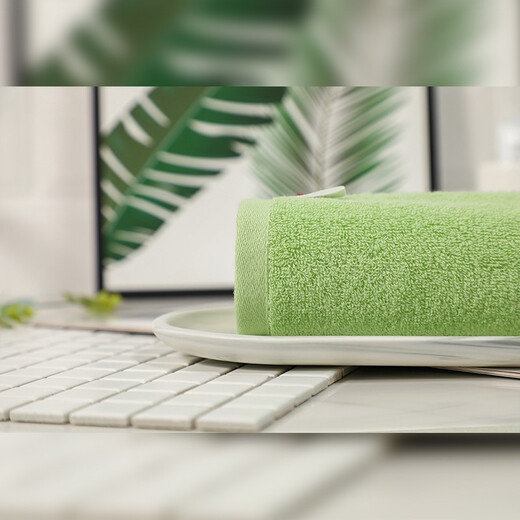 Imabari (IMABARI) JD Logistics Japan direct mail Imabari (IMABARI) towel square towel small towel pure cotton soft green towel 1 made in Japan 1