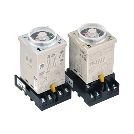 Omron time relay-N8H H3CR-H8L power off delay AC220 DC24 adjustable H3BA-N8H with base with buckle AC AC220V