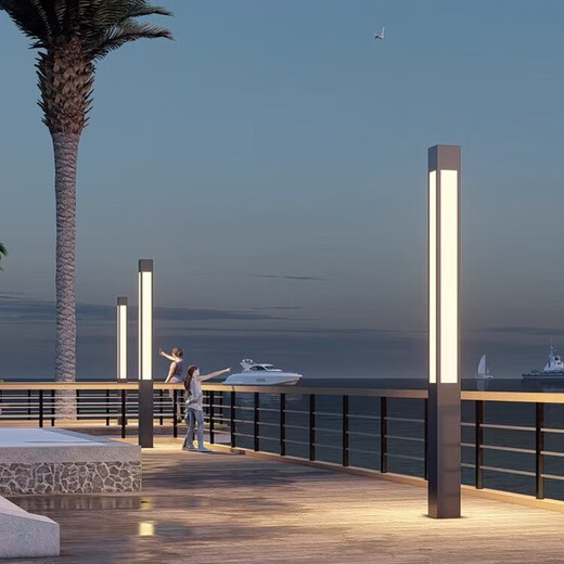 Xinguangda courtyard light landscape light led outdoor garden community waterproof lighting 3 meters street light villa park garden street light simple style 3 meters 50W (220v)