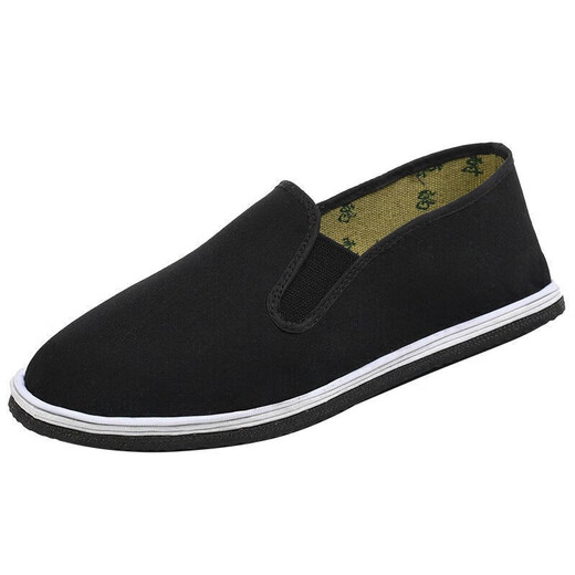 Tire-soled old Beijing cloth shoes for men, breathable one-leg shoes for the elderly, non-slip, wear-resistant, soft-soled labor protection shoes, work shoes, tire-soled cloth shoes 42