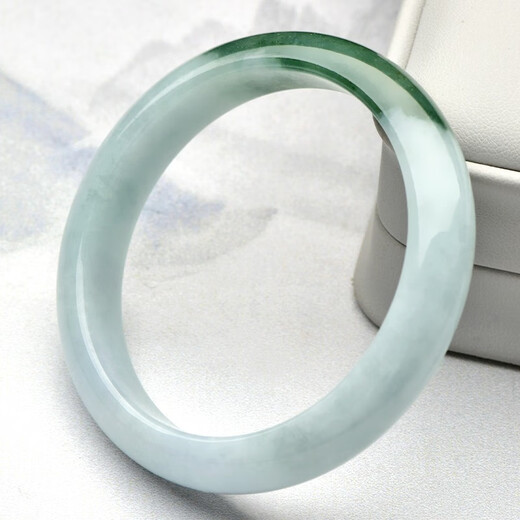 Kann jade oder um Geschenke für den chinesischen Valentinstag Jade Armband Fraueneis halb Berghälfte Wasserfarbe Jade Armband Jade Armband Style 5 etwa 56 mm C6187f