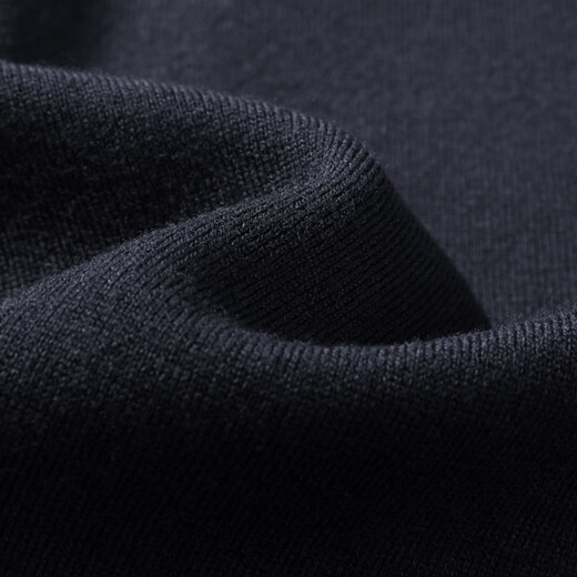 YOUNGOR sweater men's young men's sweater lapel zipper cardigan wool blend autumn outer wear shopping mall same style Navy YWHW615219FFA M 100cm