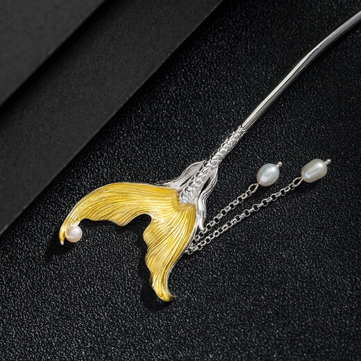 Enchanting Cat S925 sterling silver hairpin new Chinese style hairpin Hanfu headdress hairpin hair accessories ladies birthday gift girls practical silver hairpin for the rest of my life gift box suitable for giving girls romantic surprise gifts