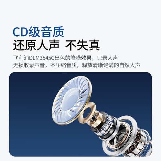 Philips (PHILIPS) National Subsidy Lavalier Microphone Live Vlog Short Video Equipment Outdoor Short Video In-line Mobile Phone Computer Wireless Radio Microphone One Drag One + Charging Box