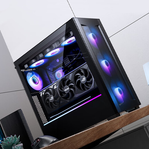 PHANTEKS追风者XT523黑Ultra玻璃侧透ATX主板台式电脑水冷风扇机箱(网孔面板/10风扇位/Type-C Gen2/5080)