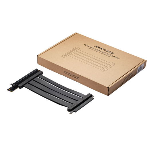 PHANTEKS Storm Chaser FL22 black PCI-E5.0/4.0 graphics card vertical mounting bracket extension cable/double-layer bendable/EMI anti-electromagnetic interference/immersion gold process/5090
