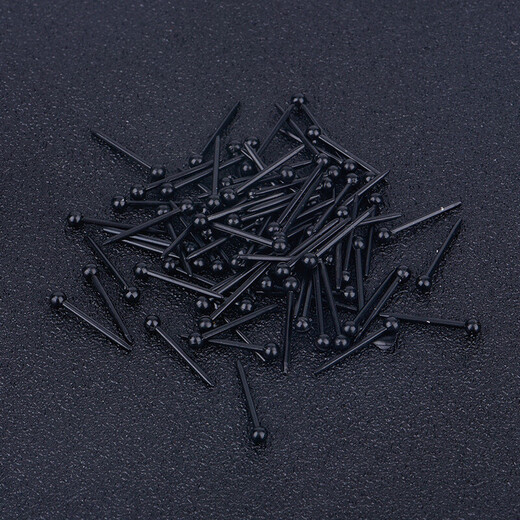 Su Shiliu Earrings for Women Suitable for Ear Holes Plastic Ear Sticks Simple Invisible Transparent Match Ear Sticks Student Anti-Occlusion Earrings Single Transparent Bean Ear Sticks (About 60 Pieces)