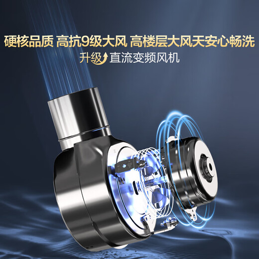 Haier (Haier) Consult customer service to receive subsidies. Gas water heater natural gas 13 liters is better than 12 liters. Water and gas dual-modulation frequency conversion constant temperature forced exhaust energy-saving MODEL 13L one kitchen and one bathroom