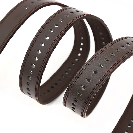 Dofinison Men's Belt Casual Belt Women's Freely Adjustable Military Training Jeans Belt Outdoor Student Trendy Simple Brown Color 110*2.8cm