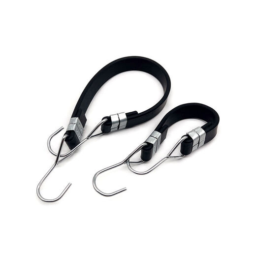 加厚弹力绑带捆绑弹力绳行李绳松紧捆扎牛筋绑带多用图短款绑带绳 丁基胶绑带 双卡扣【20厘米】带钩尺寸