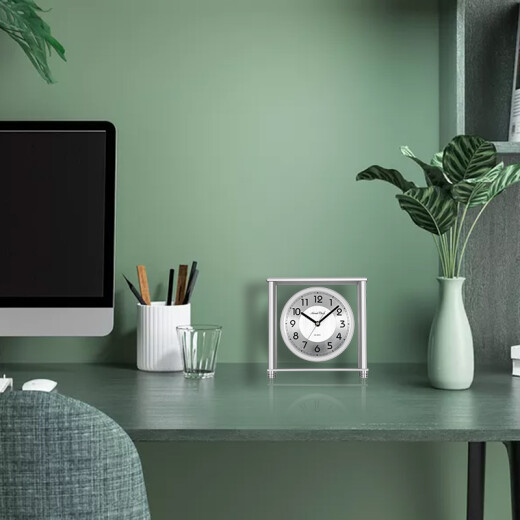 赫姆勒时钟(Hermle Clocks)欧式现代艺术轻奢装饰石英座钟卧室客厅罗马台钟 QT205-220001